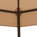Miniatyrbild 3 av 9: vidaXL Paviljong hexagonal 323x265 cm beige Beige
