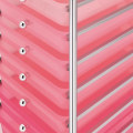 Miniatyrbild 2 av 10: vidaXL Förvaringsvagn 10 lådor rosa plast Rosa