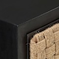 Miniatyrbild 2 av 10: vidaXL Skänk 60x35x70 cm massivt mangoträ Svart