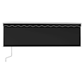 Miniatyrbild 3 av 10: vidaXL Automatisk markis vindsensor rullgardin LED 4,5x3m antracit Antracit