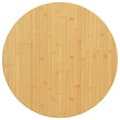 vidaXL Bordsskiva Ø70x4 cm bambu Brun