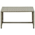 vidaXL Soffbord beige 70x40x38 cm konstrotting Beige