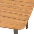 Miniatyrbild 8 av 10: vidaXL Matgrupp för trädgården 7 delar konstrotting grå grå