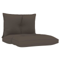 Miniatyrbild 1 av 10: vidaXL Palldynor 2 st taupe tyg Taupe