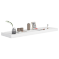 Miniatyrbild 7 av 8: vidaXL Svävande vägghyllor 2 st vit 90x23,5x3,8 cm MDF Vit