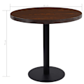 Miniatyrbild 5 av 5: vidaXL Bistrobord mörkbrun 80 cm MDF Brun