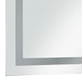 Miniatyrbild 5 av 9: vidaXL Badrumsspegel LED med touch-sensor 60x80 cm Silver