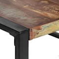 Miniatyrbild 4 av 10: vidaXL Matbord 140x140x75 cm massivt återvunnet trä multifärg