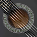 Miniatyrbild 7 av 10: vidaXL Gitarr för nybörjare 8 delar klassisk svart 3/4 36" Svart