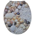 Miniatyrbild 3 av 10: vidaXL Toalettsitsar med lock 2 st MDF klapperstenar multifärg
