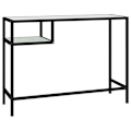 Miniatyrbild 5 av 8: vidaXL Datorbord vit marmor 100x36x74 cm härdat glas Vit