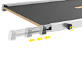 Miniatyrbild 4 av 10: Hailo Plattform för trappa TP1 aluminium