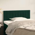 vidaXL Sänggavel grön 100x5x78/88 cm sammet Grön