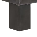 Miniatyrbild 6 av 7: vidaXL Fåtölj svart äkta läder Svart