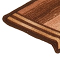 Miniatyrbild 5 av 8: vidaXL Trappstegsmattor självhäftande 5 st 65x21x4 cm brun Brun