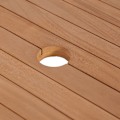 Miniatyrbild 8 av 10: vidaXL Badrumsunderskåp massiv teak 132x45x75 cm Brun