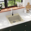 Miniatyrbild 8 av 8: vidaXL Diskho granit enkel beige Beige