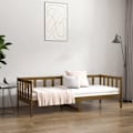 Miniatyrbild 4 av 10: vidaXL Dagbädd honungsbrun 80x200 cm massiv furu Brun