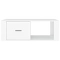 Miniatyrbild 6 av 10: vidaXL Soffbord vit 100x50,5x35 cm konstruerat trä Vit