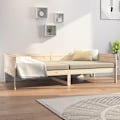 Miniatyrbild 7 av 10: vidaXL Dagbädd 80x200 cm massiv furu Brun