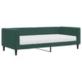 vidaXL Dagbädd med madrass mörkgrön 90x200 cm sammet Grön