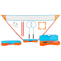 Miniatyrbild 1 av 10: Get & Go Badmintonset blå och orange multifärg