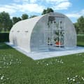 vidaXL Växthus 13,5m² 450x300x200 cm Vit