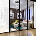 Miniatyrbild 8 av 8: vidaXL Fönsterfilm frostad randig design 0,9x20 m PVC Vit