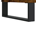 Miniatyrbild 10 av 10: vidaXL Sängbord rökfärgad ek 40x35x50 cm konstruerat trä Brun