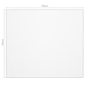 Miniatyrbild 6 av 6: vidaXL Bordsskydd matt 70x70 cm 2 mm PVC Transparent