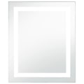 Miniatyrbild 2 av 9: vidaXL Badrumsspegel LED med touch-sensor 60x80 cm Silver