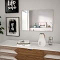 Miniatyrbild 1 av 7: vidaXL Väggspegel rektangulär 60x40 cm glas Silver