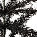 Miniatyrbild 5 av 8: vidaXL Julgran smal svart 150 cm Svart