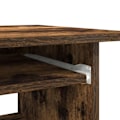 Miniatyrbild 8 av 10: vidaXL Skrivbord rökfärgad ek 80x45x74 cm konstruerat trä Brun