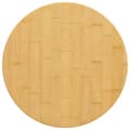 vidaXL Bordsskiva Ø40x2,5 cm bambu Brun
