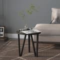 vidaXL Tebord svart Ø35 cm MDF Svart