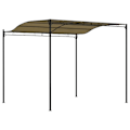 Miniatyrbild 6 av 8: vidaXL Paviljong 3x2,4 m taupe 180 g/m² Taupe