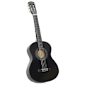 Miniatyrbild 2 av 10: vidaXL Klassisk gitarr för nybörjare 8 delar svart 1/2 34" Svart
