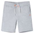 vidaXL Barnshorts med snöre grå 128 Grå