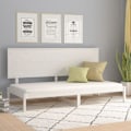 Miniatyrbild 6 av 6: vidaXL Dagbädd vit 80x200 cm massiv furu Vit