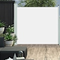 Miniatyrbild 1 av 8: vidaXL Infällbar sidomarkis 170x300 cm gräddvit Creme