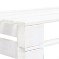 Miniatyrbild 3 av 10: vidaXL Mittensektion till pallsoffa vit impregnerad furu Vit