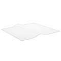 Miniatyrbild 3 av 6: vidaXL Bordsskydd matt 80x80 cm 2 mm PVC Transparent