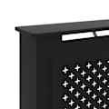 Miniatyrbild 6 av 8: vidaXL Elementskydd svart 172x19x81,5 cm MDF Svart