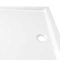 Miniatyrbild 7 av 8: vidaXL Duschkar rektangulärt ABS vit 70x100 cm Vit