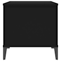 Miniatyrbild 8 av 10: vidaXL Soffbord svart 90x44,5x45 cm konstruerat trä Svart