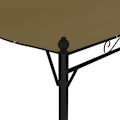 Miniatyrbild 7 av 8: vidaXL Paviljong 3x2,4 m taupe 180 g/m² Taupe