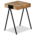 Miniatyrbild 9 av 10: vidaXL Sidobord massivt återvunnet teakträ multifärg