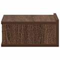 Miniatyrbild 7 av 10: vidaXL Svävande sängbord brun ek 40x30x15 cm konstruerat trä Brun