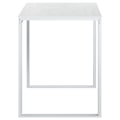 Miniatyrbild 4 av 6: vidaXL Datorbord vit 110x60x73 cm spånskiva Vit